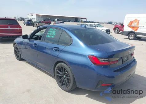2022 BMW 330I z USA, uszkodzony, nr VIN 3MW5R1J06N8C32399